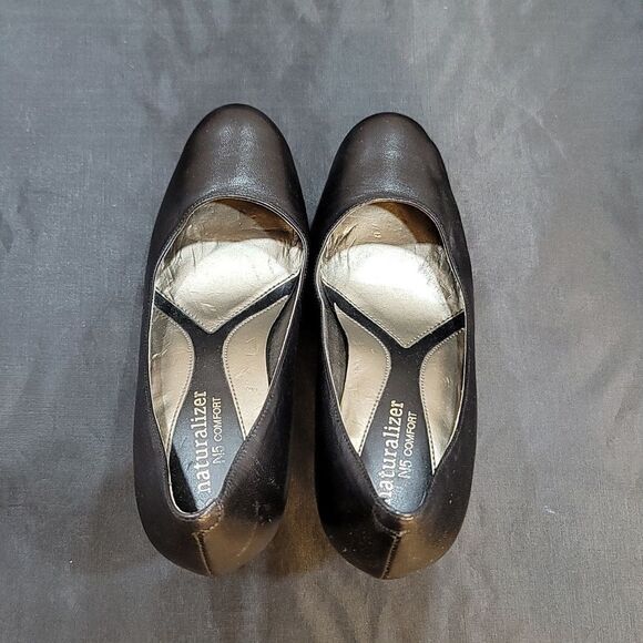 NATURALIZER N5 COMFORT LEATHER LOW HEEL PUMP - Picture 5 of 14